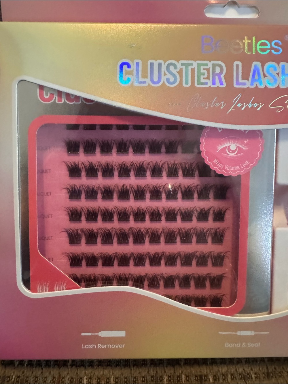 Beetles Pink Cluster Lashes Kit - Natural Volume - Picture 3 of 4